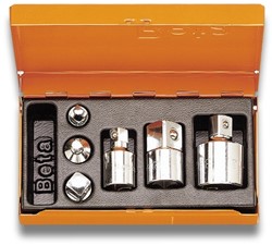 Beta 6-delige set verloopdoppen voor dopsleutels (art. 900/16, 900/15, 910/16, 920/15, 920/16, 928/15) 902R/C6 - 009020814
