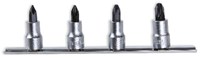 Beta 910PH/SB4 Set van schroevendraaierdoppen voor Phillips® kruiskopschroeven | 3/8" aansluiting | verchroomd - 009100478 009100478