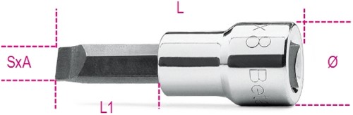 Beta Schroevendraaierdoppen voor sleufschroeven 910LP 1X5,5 - 009100452
