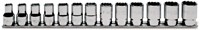 Beta 13-delige set dopsleutels twaalfkant (art. 920B) met support 920B/SB13 - 009200140