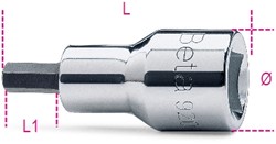 Beta Schroevendraaierdoppen voor inbussschroeven 920PE-AS 3/16 - 009200461