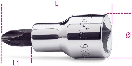 Beta Schroevendraaierdoppen voor Phillips® kruiskopschroeven 920PH 4 - 009200474