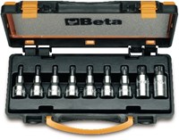 Beta 9-delige set schroevendraaier-doppen voor Torx® schroeven (art. 920TX) in kistje 920TX/C9 - 009200546-2