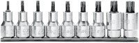 Beta 9-delige set schroevendraaier-doppen voor Torx® schroeven (art. 920TX) met support 920TX-SB9 - 009200532