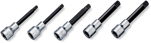 Beta 5-delige set schroevendraaier-doppen met XZN® profiel (art. 920XZN) met support 920XZN-L/S5 - 009200578