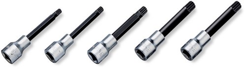Beta 5-delige set schroevendraaier-doppen met XZN® profiel (art. 920XZN) met support 920XZN-L/S5 - 009200578-2