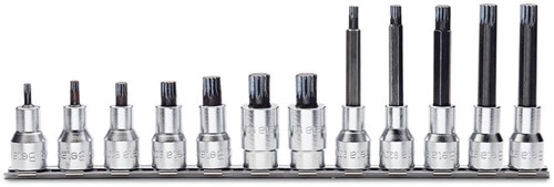 Beta 12-delige set schroevendraaier-doppen met XZN® profiel (art. 920XZN) met support 920XZN/SB12 - 009200577