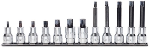 Beta 12-delige set schroevendraaier-doppen met XZN® profiel (art. 920XZN) met support 920XZN/SB12 - 009200577-2