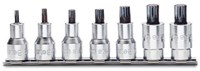 Beta 7-delige set schroevendraaier-doppen met XZN® profiel (art. 920XZN) met support 920XZN/SB7 - 009200579-2