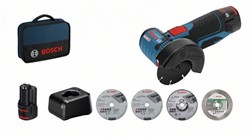 Bosch Blauw GWS 12V-76 | Haakse Accuslijpmachine | 12V | 2.0Ah Li-Ion - 06019F200C