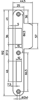 Nemef P 4139/17/U DR.2+4 Sluitplaat - 9413990177-2