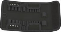 Wera 9415 Vouwetui voor Kraftform Kompakt Zyklop Speed 1/4", leeg, 170 x 130 mm - 05136464001