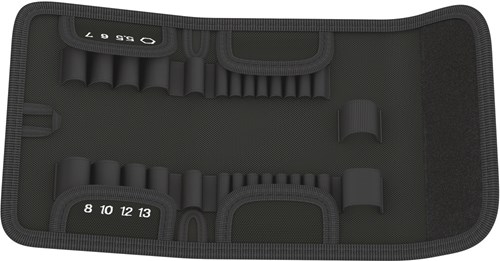 Wera 9415 Vouwetui voor Kraftform Kompakt Zyklop Speed 1/4", leeg, 170 x 130 mm - 05136464001