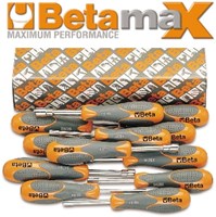 Beta 12-delige set dopschroevendraaiers met twee-componenten handgreep, korte uitvoering (art. 942BX) 942BX/S12 - 009420030-2