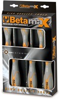 Beta 6-delige set dopschroevendraaiers met twee-componenten handgreep, lange uitvoering (art. 943BX) 944BX/D6 - 009440056