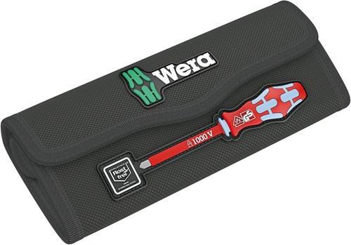Wera 9476 vouwetui voor max. 8-delige Kraftform Kompakt VDE Stainless sets, leeg, 180 x 80 mm - 05136539001
