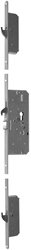 Nemef 4928/85 Ls Comforte elektro-mechanische meerpuntssluiting paniek achterdeur | krukbediend | voorplaat staal verzinkt afgerond 1950x24mm | DM 65mm | DR 1/4. - 9492885652