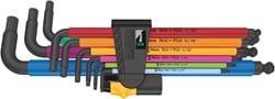 Wera 950/9 Hex-Plus Multicolour Imperial 2 | Stiftsleutelset | inch | BlackLaser | 9-delig - 05022640001
