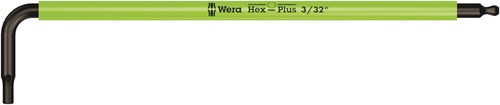 Wera 950 SPKL Stiftsleutel Multicolour, Inch Maten, 3/32 duim leuchtgrün - 1 stuk(s) - 05022631001