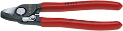Knipex Kabelschaar met openingsveer met kunststof bekleed 165 mm - 9521165