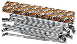 Beta 9-delige set stift T-sleutels met cardangewricht voor Torx® schroeven (art. 952FTX) 952FTX/S9 - 009520141