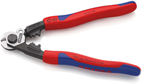 Knipex Staaldraadschaar gesmeed | Meer-componentengrepen | Lengte 190 mm | Zelfbedieningskaart/blister - 95 62 190 SB-2