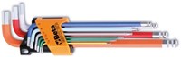 Beta 96BP-CL/SC9 9-delig set haakse zeskant stiftsleutels | gekleurd - 000961619 000961619