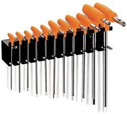 Beta 11-delige set haakse stiftsleutels met krachthandgreep (art. 96T) met support 96T/SP11 - 000960957