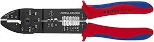 KNIPEX Krimptang op ZB-kaart zwart gelakt met meer-componenten greep 230 mm, 97 21 215 SB