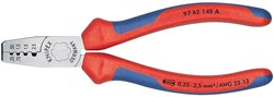 Knipex Krimptang voor adereindhulzen met meer-componentengrepen 145 mm - 9762145A