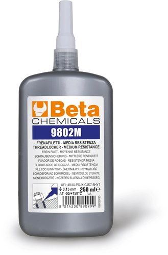 Beta 9802M 50 (3) Schroefdraad Borgmiddel | Gemiddelde Sterkte - 098022005-3