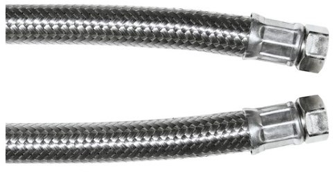 Kirchhoff Flexibele aansluitslang voor radiateur, 1"IT x 1000 mm x 1"IT - 98628460