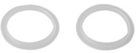Kirchhoff Lipafdichting, siliconen, 30 x 37 x 4 mm, voor drukknopaftapkranen (2x) - 98696150