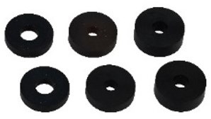 Kirchhoff Klepschijfpakking-assortiment, rubber, 16 x 4 x 4,5/16 x 6 x 3/16,5 x 5 x 5,5 mm voor bovendeel (3x2) - 98697230
