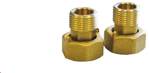 Kirchhoff Watermeter fitting, 3/4"H x 3/4"ET (2x) - 98858331