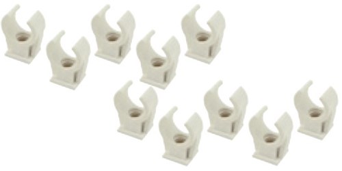 Kirchhoff Buisklem eenvoudig, 12 mm, met M6 draadhuls (10x) - 989181455