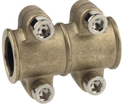 Kirchhoff Messing afdichtingsklem, blank, voor 28 mm - 98940758