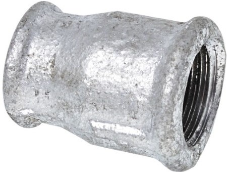 Kirchhoff Smeedbaar ijzer reduceerventiel dubbele mof, verzinkt, 1"IT x 3/4"IT, (240) - 989753055