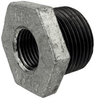 Kirchhoff Smeedbaar ijzer verloopstuk, verzinkt, 1"ET x 3/4"IT, (241) - 989773055