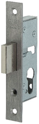 Nemef 9640 Kastslot | DM25mm | voorplaat RVS 24x150mm rechthoekig | zamac vernikkelde nachtschoot | DR 1+2+3+4 - 9964107000