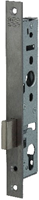 Nemef 9650 Kastslot | DM25mm | voorplaat RVS 24x245mm rechthoekig | zamac vernikkelde nachtschoot | DR 1+2+3+4 - 9965107000