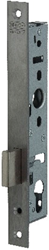 Nemef 9650 Kastslot | DM25mm | voorplaat RVS 24x245mm rechthoekig | zamac vernikkelde nachtschoot | DR 1+2+3+4 - 9965107000