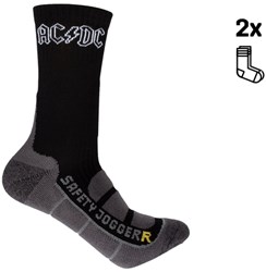 Safety Jogger ACDC Sokken | Zwart/Wit | 1 paar | Maat 47-48 - SW5300470