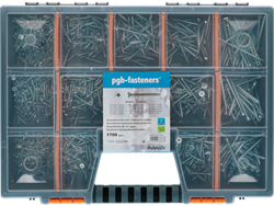 pgb-Europe - Assortimentsdoos Spaanplaatschroeven 1700 dlg PGWVZV - ASS014001170001