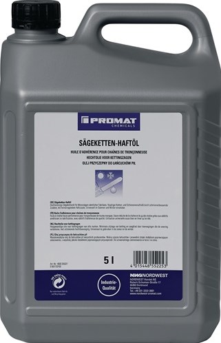 Promat/Tecwerk Zaagketting-hechtolie 100-120 mm²/s (bij 40graden Celsius) 5 l vloeistofvat - 4000355321