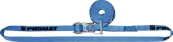 Promat/Tecwerk Sjorband | DIN EN 12195-2 | lengte 4 m breedte 25 mm | met ratel | LC omdr. 1500 daN - 4000365086