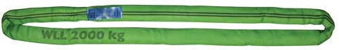 Promat/Tecwerk Ronde draagband | DIN EN 1492-2 | omvang 2 m groen | draagverm. eenv. 2000 kg - 4000365104