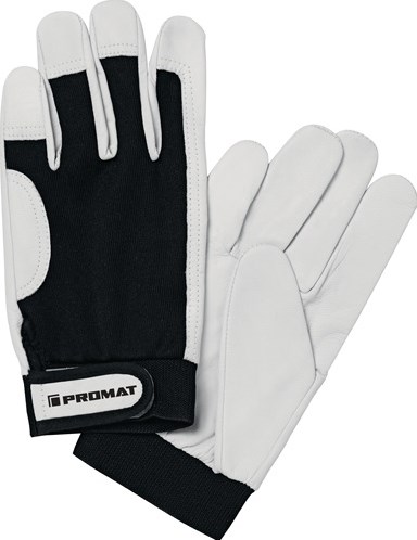 Promat/Tecwerk Handschoen | Main | maat 9 zwart/natuurkleuren | Kwaliteitsgeitennappaleer/stretch | EN 388 PBM-categorie II - 4000371112