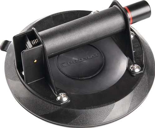 Promat /tecwerk pompzuignap | | draagvermogen 120 kg hoofd-d. 200 mm | 1 hoofd kunststof - 4000817243