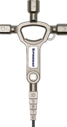 Promat Schakelkastsleutel | 13 functies | geïntegreerde flesopener - 4000829773 4000829773